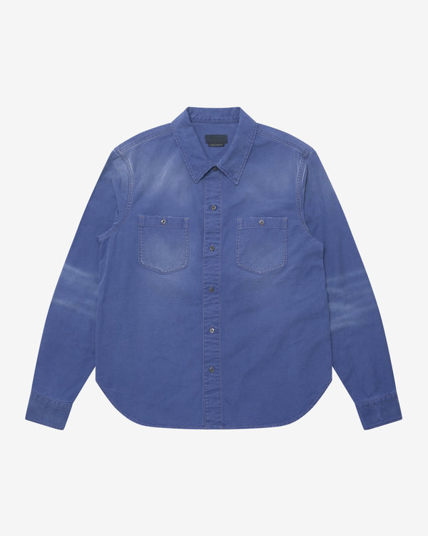 Prada - Men's Cotton Twill Shirt - (Indigo)