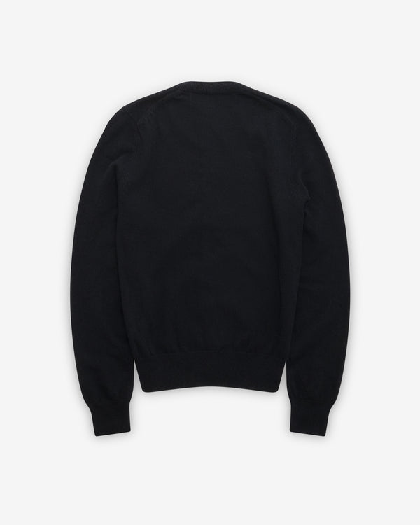 Play Comme des Garçons - Double Heart Women’s Cardigan - (Black)