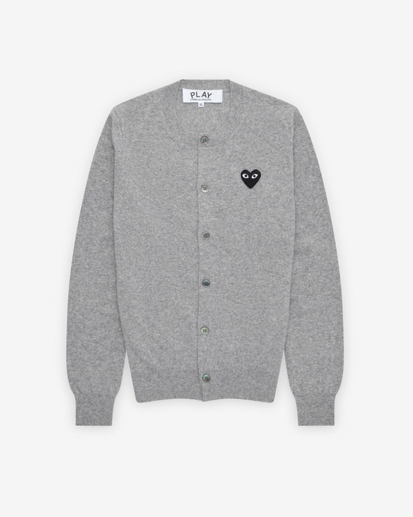 Play Comme des Garçons - Black Cardigan - (Grey)