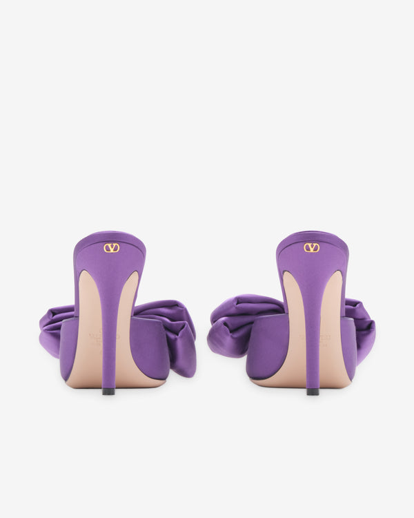 Valentino - Women's Yolande Satin Mule - (Electric)