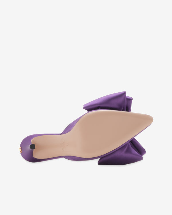 Valentino - Women's Yolande Satin Mule - (Electric)