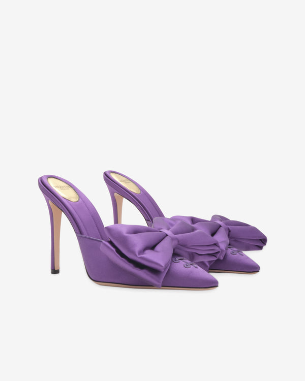 Valentino - Women's Yolande Satin Mule - (Electric)