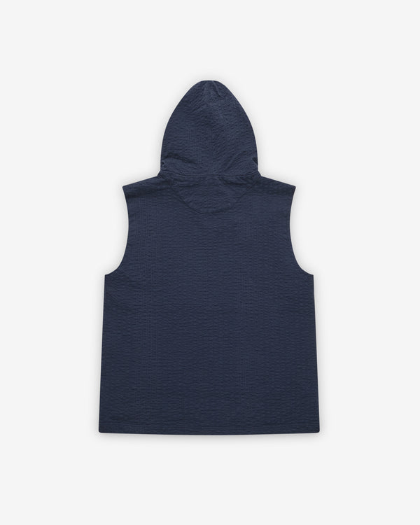 Craig Green - Men's Embroidered Linestitch Vest - (Navy)