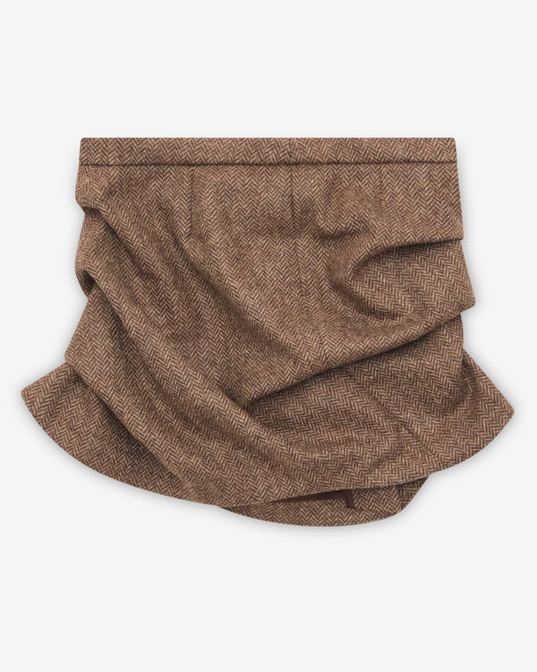 August Barron - Women's Lifted Pencil Skirt - (Brown)