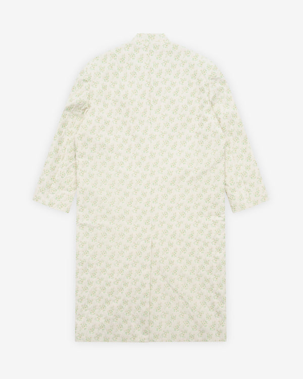 Simone Rocha - Women's Long Offset Fragment Coat - (Green/Taupe)