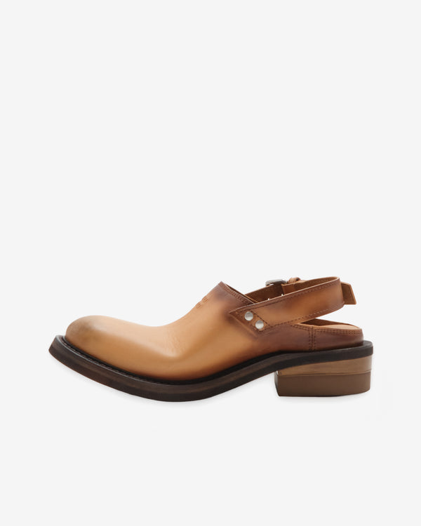 Miu Miu - Women's Open-Heel Shoes - (Tan)