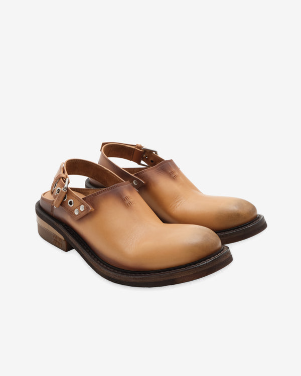 Miu Miu - Women's Open-Heel Shoes - (Tan)