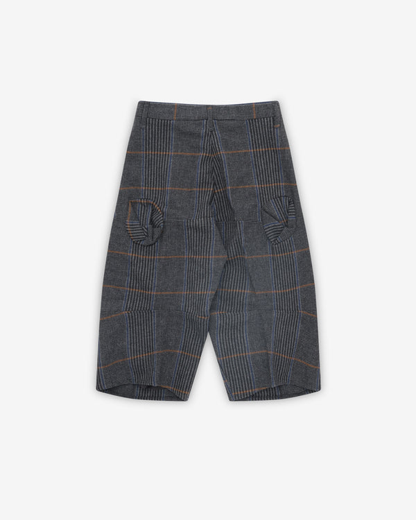 Christopher Nemeth - Men's Check Trousers - (Grey)