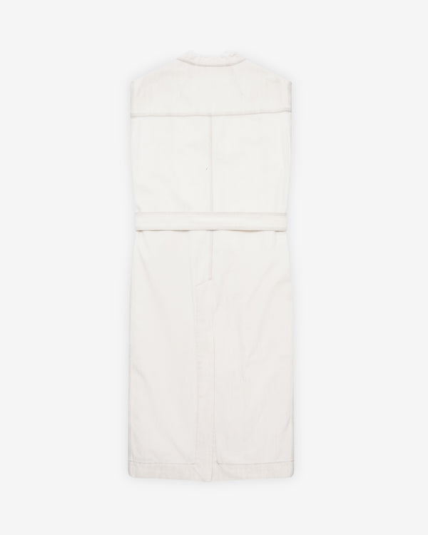 Rick Owens - Men's SL Temple DB Coat - (Milk Wash Denim)