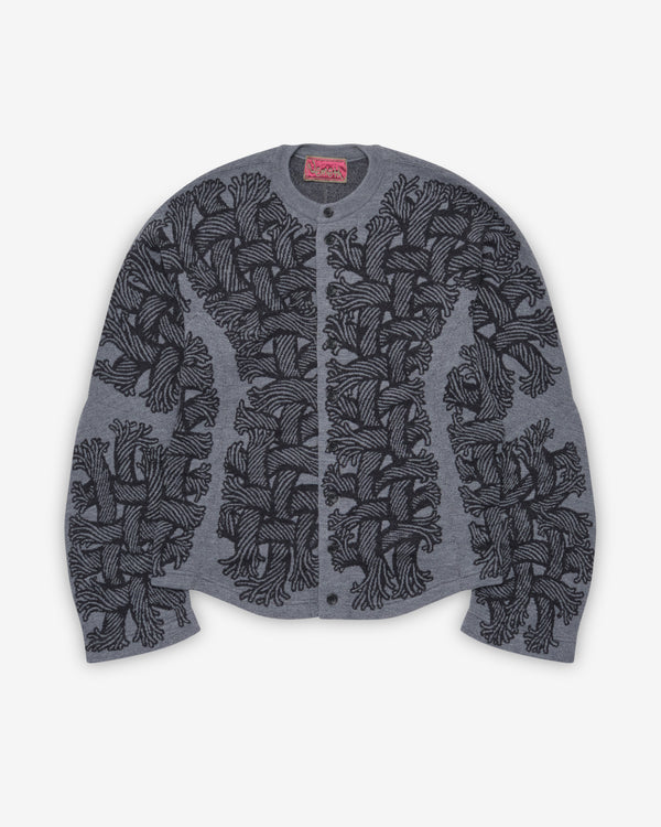 Christopher Nemeth - Men's Cardigan - (Light Grey)
