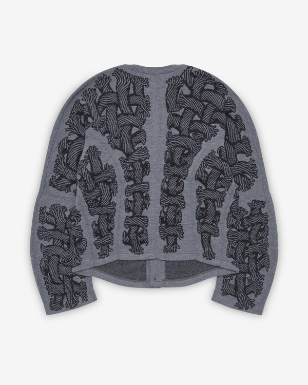 Christopher Nemeth - Men's Cardigan - (Light Grey)