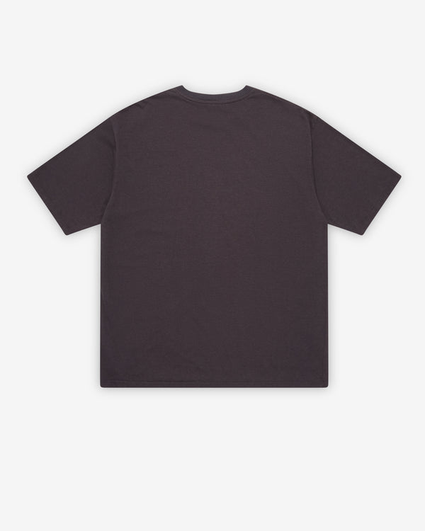A.Presse - Men's Cashmere Blend Short Sleeve T-Shirt - (Charcoal)