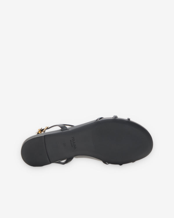 Prada - Women's Leather Sandals - (Black)
