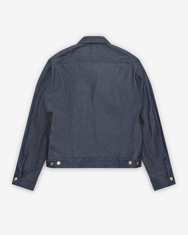 Black Comme des Garçons - Two-Toned Jacket - (Indigo/Black)