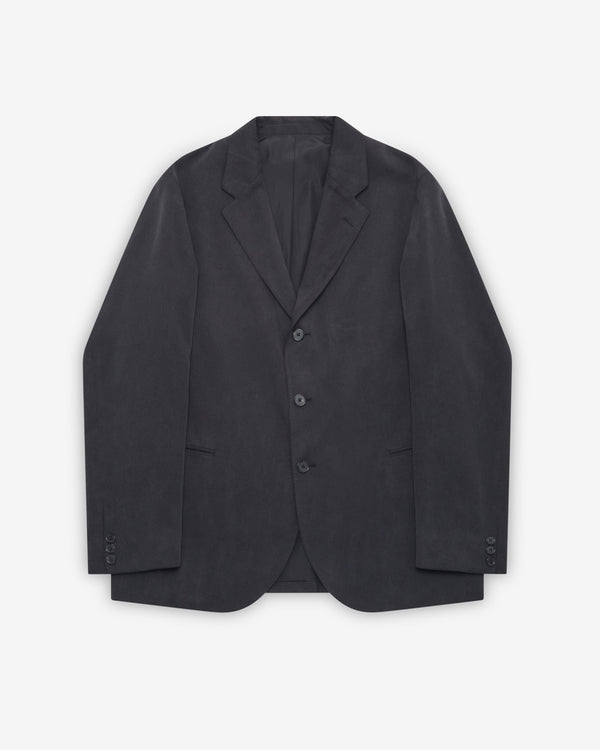 A.Presse - Men's Washed Silk Jacket - (Black)