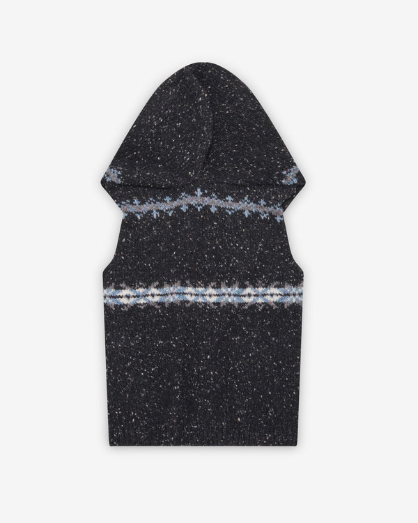 Oscar Ouyang - Men's Eagle Fair Isle Vest - (Black)