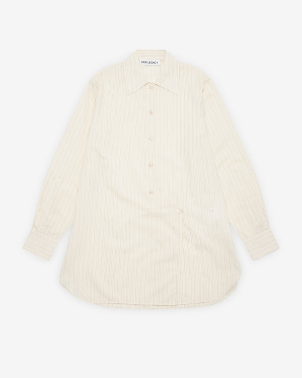 Our Legacy - Women's Wave Shirt - (Penstripe)