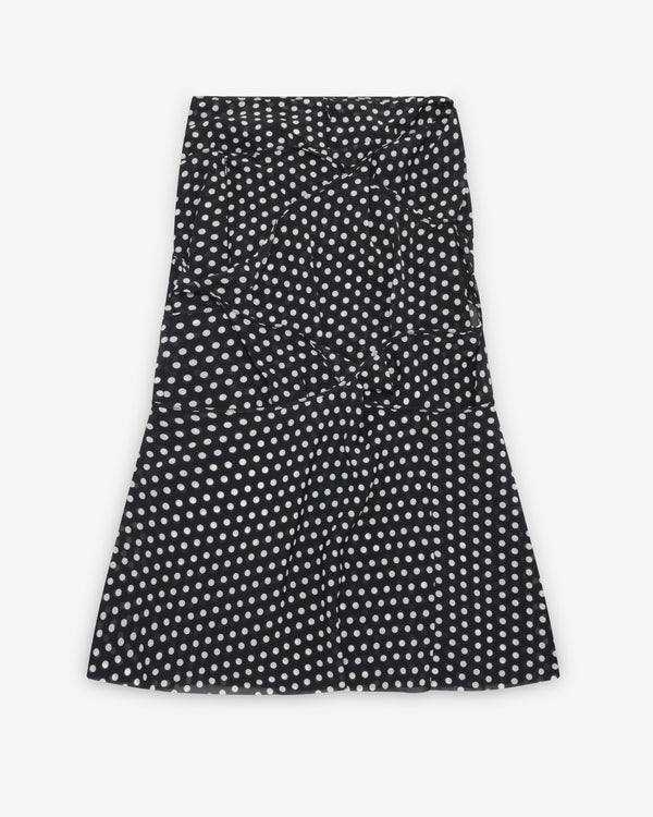 Junya Watanabe - Women's Polka-Dot Skirt - (Black/White)