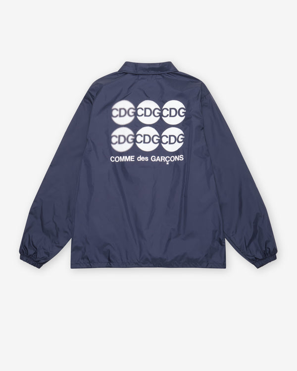 CDG - Dot Coach Jacket - (Navy)