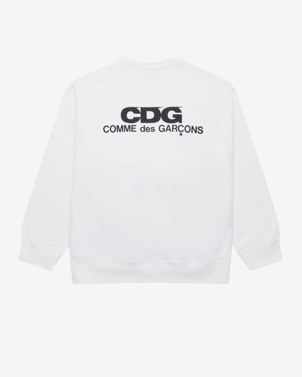 CDG - Oversized Sweatshirt - (White)