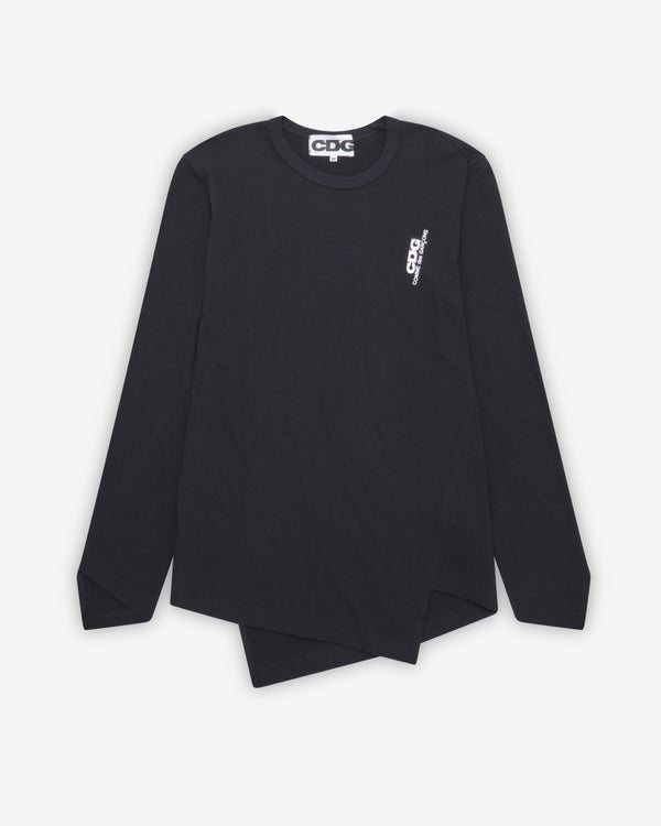 CDG - Twist Long Sleeve T-Shirt - (Black)