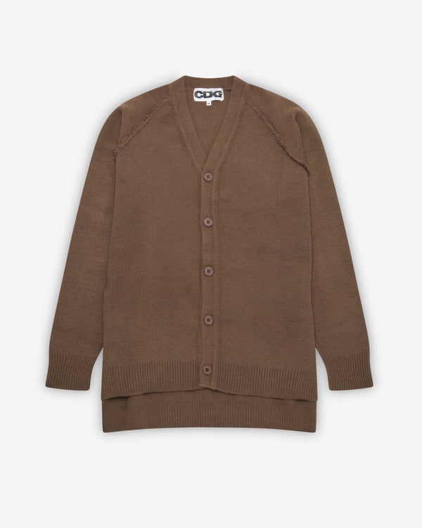 CDG - Outside Seam Cardigan - (Khaki)