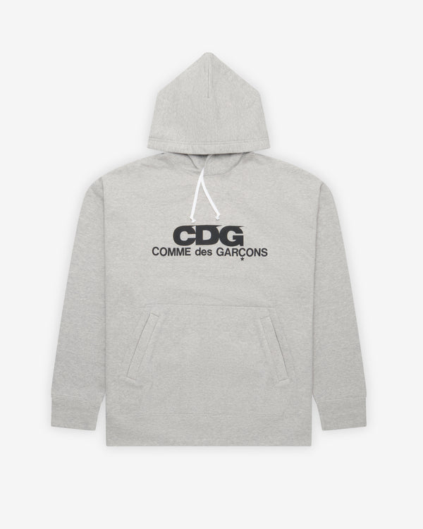 CDG - Logo Hooded Sweatshirt - (Grey)