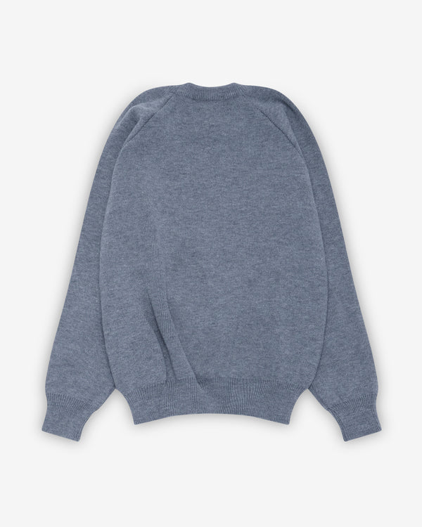 CDG - Rib Stitch School Pullover - (Grey)
