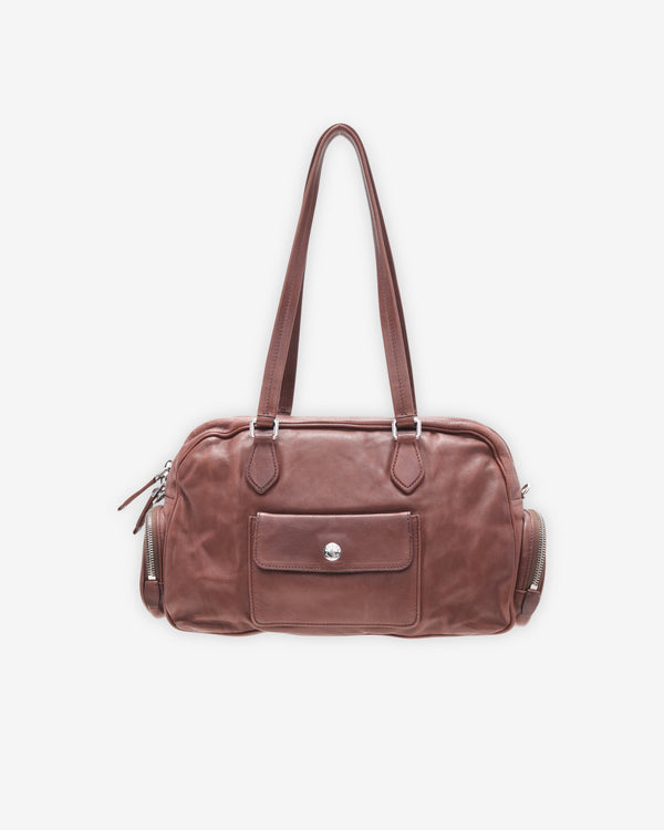 Prada - Women's Leather Handbag - (Cocoa Brown)