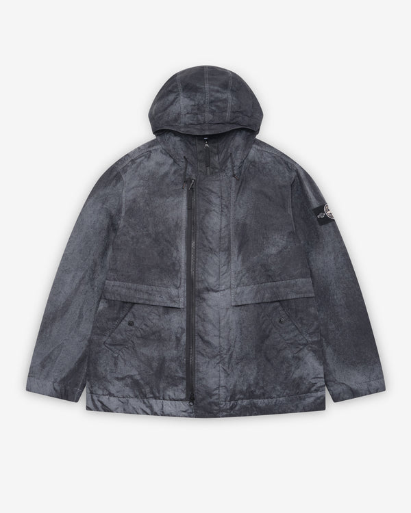 Stone Island - Men's Dense Nylon T-C Hand Sprayed Reflective Jacket - (Black)