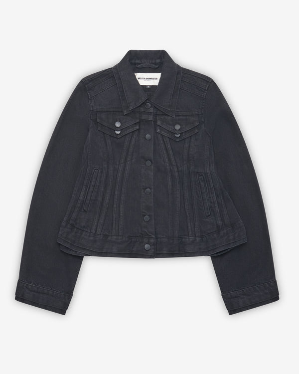 Melitta Baumeister - Women's Doubled Cropped Denim Jacket - (Black)