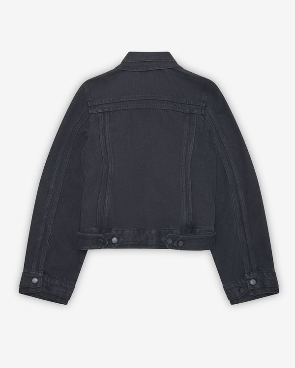 Melitta Baumeister - Women's Doubled Cropped Denim Jacket - (Black)