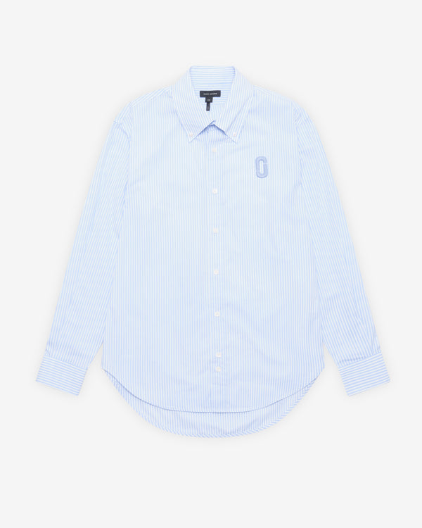 Marc Jacobs - Women's Pop J Marc Poplin Shirt - (Blue Mist Multi)