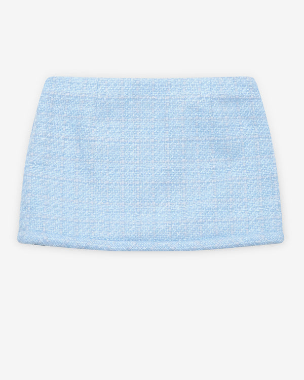 Marc Jacobs - Women's Pop J Marc Tweed Skirt - (Blue Mist)