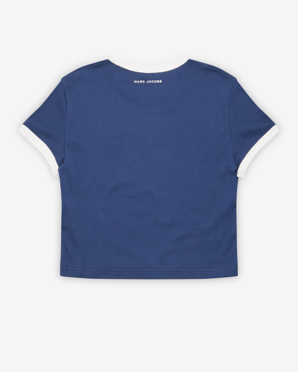Marc Jacobs - Women's Pop J Marc Ringer Baby Tee - (Navy Multi)
