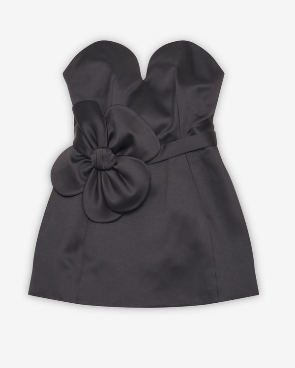 Marc Jacobs - Women's Satin Daisy Belted Dress - (Black)
