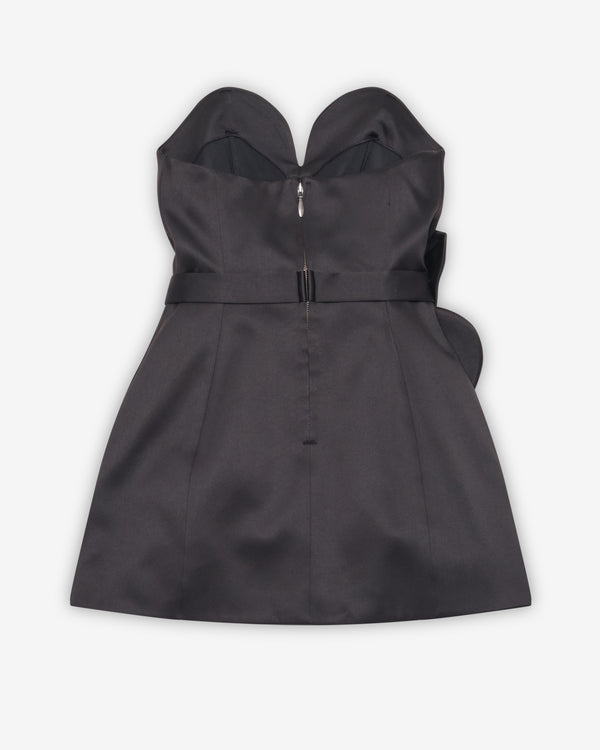 Marc Jacobs - Women's Satin Daisy Belted Dress - (Black)