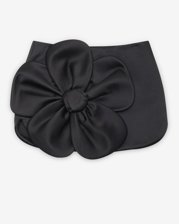 Marc Jacobs - Women's Satin Daisy Circle Skirt - (Black)