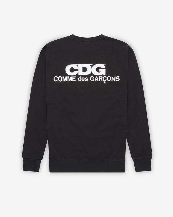 CDG - Logo Crew Neck Sweatshirt - (Black)