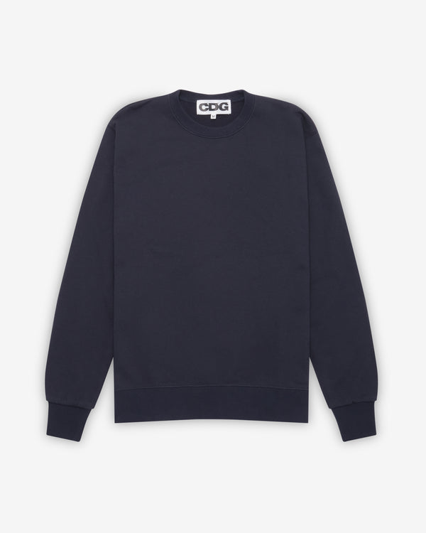 CDG - Logo Crew Neck Sweatshirt - (Navy)