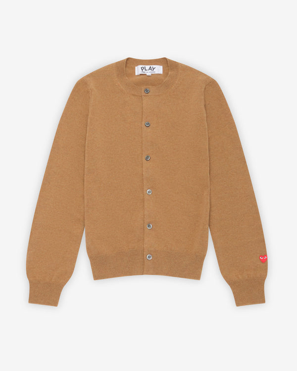 Play Comme des Garçons - Ladies' Cardigan - (Camel)