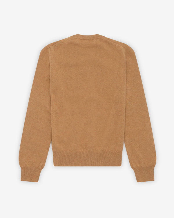 Play Comme des Garçons - Ladies' Cardigan - (Camel)