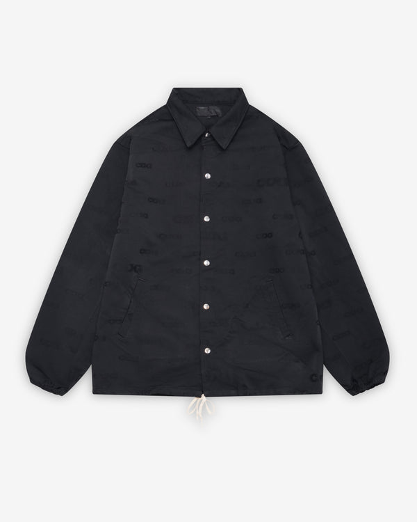 CDG - Pixelated Logo Coach Jacket - (Black)