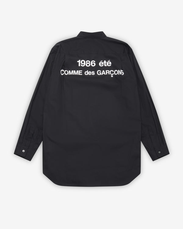 CDG - 1986 Été Staff Shirt - (Black)