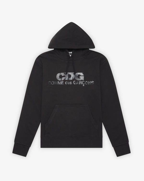 CDG - Monochrome Logo Hoodie - (Black)