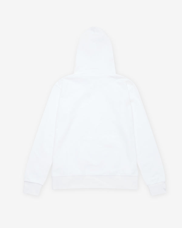 CDG - Monochrome Logo Hoodie - (White)