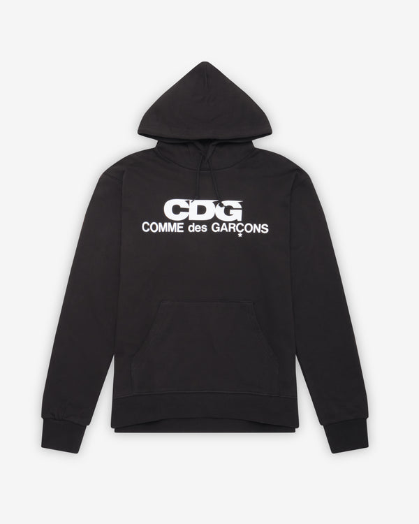 CDG - Logo Hooded Sweatshirt - (Black)