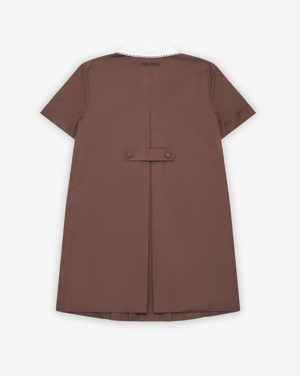 Miu Miu - Women's Poplin Dress - (Ebony)