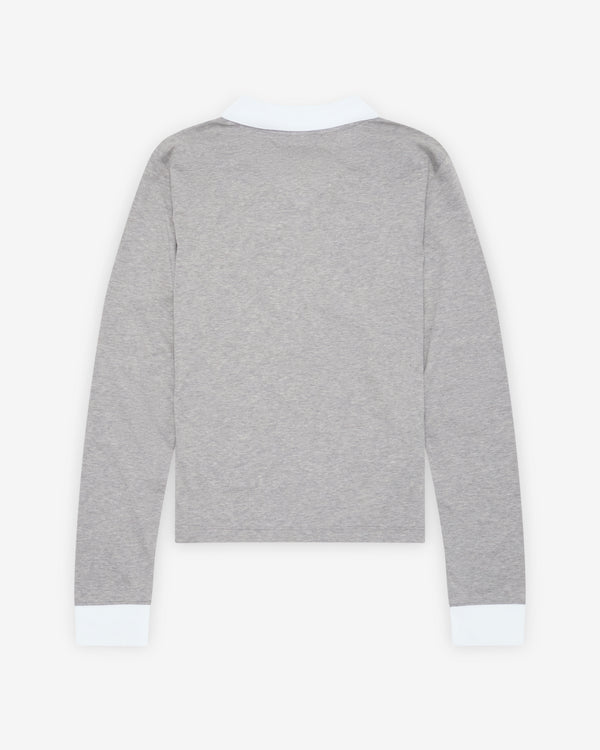 Miu Miu - Women's Polo Shirt - (Grey/White)