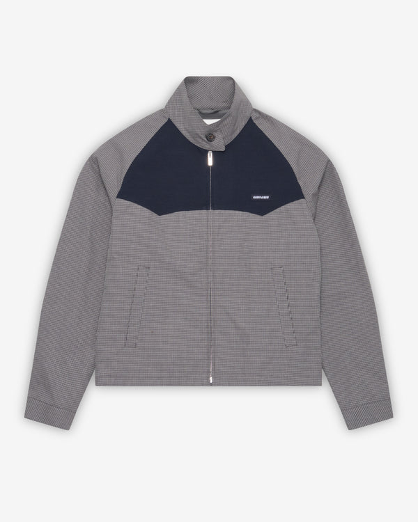 Miu Miu - Men's Gingham Check Blouson Jacket - (Grey)